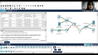 3 4 5 packet tracer configure server based authentication with tacacs and radius [upl. by Elocon944]