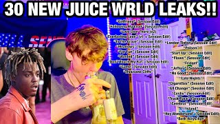 30 NEW JUICE WRLD LEAKS Reaction  Review [upl. by Akinet869]