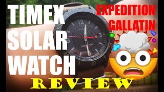 Timex Expedition Gallatin Solar Watch Review [upl. by Danita]