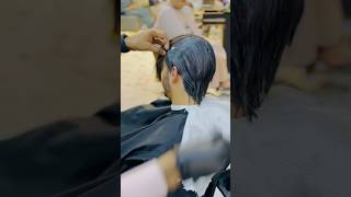 smoothening VS keratin hair treatment luqman salon 🇵🇰 reels hairstyle ￼ [upl. by Delp]