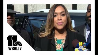 Baltimore federal court processes prosecutor Marilyn Mosby [upl. by Alya628]