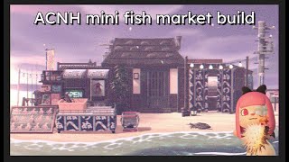 Japanese inspired island mini fish market  Animal Crossing New Horizons [upl. by Win]