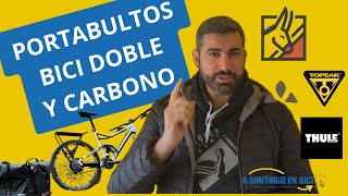 PORTABULTOS para bici DOBLE SUSPENSIÓN y CARBONO La SOLUCIÓN definitiva para alforjas y bikepacking [upl. by Lippold]