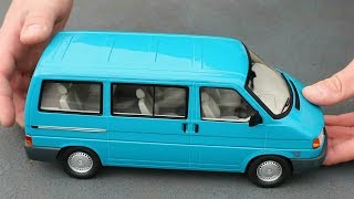 118 Volkswagen T4 Caravelle 1992  KKScale Unboxing [upl. by Ydnar]