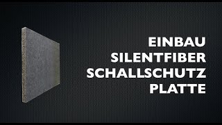 Einbau SilentFiber SCHALLSCHUTZPLATTE Schallschutz zum Nachbarn Schalldämmung selbst verbessern [upl. by Orelie957]