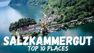 10 Most Beautiful Places in Salzkammergut Austria [upl. by Wilterdink]