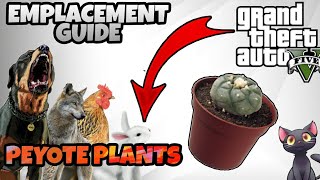 GTA 5  Emplacements des 27 Peyote peyotl Plants Guide  Deviens un Animal [upl. by Leler]