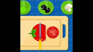 Pizza game  heart pizza  cooking shorts video  trendy Games ytshorts games [upl. by Waylen]