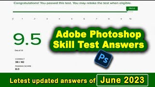 Fiverr Adobe Photoshop Skill Test Answers 2024 [upl. by Lucania]