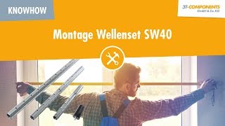 Rolladen Wellenset SW40 Montage 3TMOTORS [upl. by Eilla602]