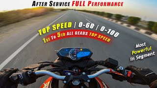 Pulsar N 250  After Service Full Performance  Top Speed  Fastest 0 to 60 0 to 100 in Segment [upl. by Magdalen]