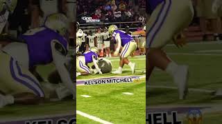 Cartersvilles Kelson Mitchell delivers an EXPLOSIVE QB sack 💢 football highschoolfootball [upl. by Nayek]