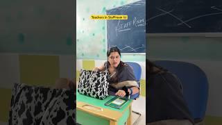 School teachers in Staffroom 👩‍🏫 shorts ytshorts sejalgabashorts teacherlife school [upl. by Britt]