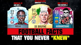 FOOTBALL FACTS You Never KNEW 😱😵 [upl. by Nahshon]