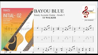 BAYOU BLUE  Trinity Acoustic Guitar  Grade 3  DEMO TRACK [upl. by Sillert]