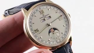 Vacheron Constantin Historiques Triple Calendar 1948 ref 3100V000RB359 Luxury Watch Review [upl. by Anua]