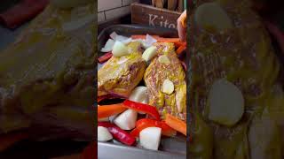 Carne al horno receta quedeliciarecetas shortsvideo [upl. by Suirauqram]