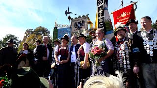 Proklamation der Landesschützenkönige und Abböllern der Wiesn 2024 [upl. by Cassie740]