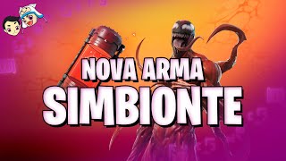 FORTNITE  NOVA ARMA DO VENOM E CARNIFICINA SIMBIONTE  C3BOLA amp LUIGIEIRO [upl. by Innor]