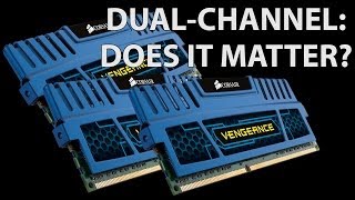 RAM Benchmark DualChannel vs SingleChannel  Does it Matter [upl. by Stetson245]