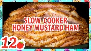 Slow Cooker Honey Mustard Ham Recipe [upl. by Ytisahcal855]