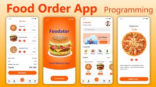 ✅ Food App Android Design  how to make food ordering app android studio tutorial 🔥 [upl. by Jeni]