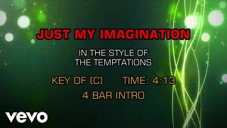 The Temptations  Just My Imagination Karaoke [upl. by Anek]