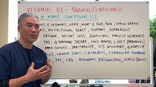 Vitamin B1Thiamine Deficiency🍖🥓So many symptomsPart 2 [upl. by Norrad]