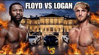 Logan Paul Vs Floyd Mayweather Lifestyle 2024  Logan Vs Floyd Boxing [upl. by Nitaj]