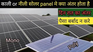 Mono amp Poly Solar Panel मे अंतर  Mono Half Cut Solar Panel [upl. by Agemo931]