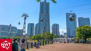 【4K HDR】YOKOHAMA AIR CABIN A New Spot In Yokohama 2021 [upl. by Adnim]