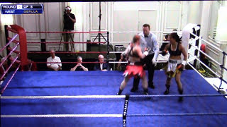 Kaliesha West vs Olivia Gerula Rds 38 controversial decision womensboxing boxing boxingnews [upl. by Nilved891]