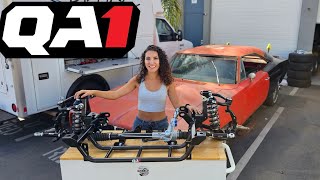 1968 Dodge Charger Gets NEW QA1 Front Suspension – No More Torsion Bars [upl. by Adneram]