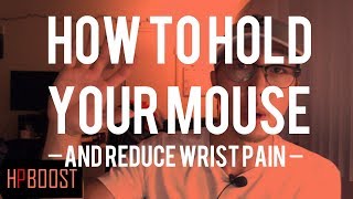 HOW WE HOLD OUR MOUSE AND WRIST PAIN IN GAMING  HP BOOST 7 [upl. by Gemma]