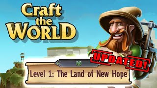 Craft the World  Level 1 playthrough with commentary UPDATED [upl. by Akenahc]