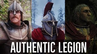 Skyrim Mods  Authentic Legion  Armor Mods PC amp XBOX [upl. by Elbertina463]