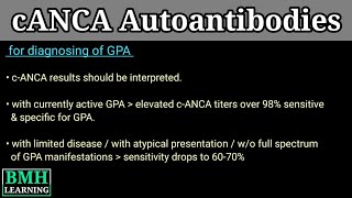 cANCA Antibodies  Cytoplasmic Anti Neutrophilic Cytoplasmic Antibodies [upl. by Bivins100]