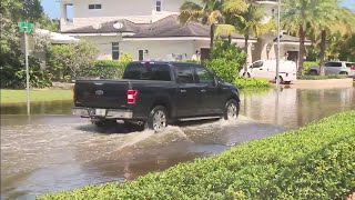 King Tides leave parts of South Florida flooded Tuesday [upl. by Enowtna]