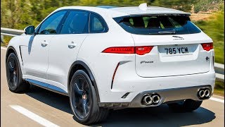 2020 White Jaguar FPace SVR  Practical Performance SUV [upl. by Torras]