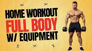 Full Body Compound Workout at Home Strength amp Endurance with Dumbbells 💪  Interactive Workouts [upl. by Earahc]