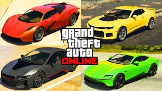 TOP 5 FASTEST CARS IN GTA ONLINE UPDATED OCTOBER 2024 [upl. by Giliane74]