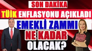 CANLI Son Dakika Tüik Enflasyonu Açıkladı Emekli Zammı Ne Olacak [upl. by Waltner]