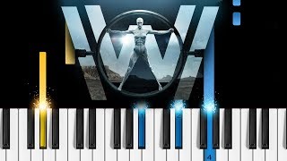 Westworld  Opening Theme  Piano Tutorial [upl. by Nnylyam]