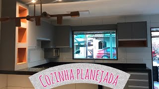 Cozinha planejada móveis Planejados Dona de casa [upl. by Helene]