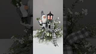 Make an elegant arrangement using dollar store products 🎄reels diy decor christmas [upl. by Milstone]