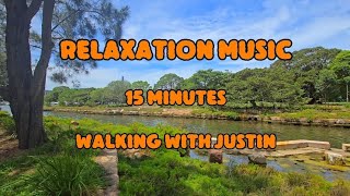 15 minutes Relaxation Music Piano Flute Walking Around Sydney [upl. by Bram]