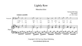 Lightly Row  Cello [upl. by Melitta]