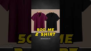 2 Best Shirt for Men under 500  Combo Pack  Men Fashion Style Tips  Hindi shorts fashion [upl. by Drice]