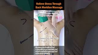 Relieve Stress Through Back Meridian Massage [upl. by Veleda205]