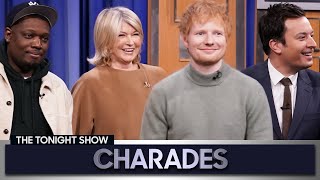 Charades with Michael Che Ed Sheeran and Martha Stewart  The Tonight Show Starring Jimmy Fallon [upl. by Ful]